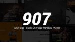 907 Parallax WordPress Tema