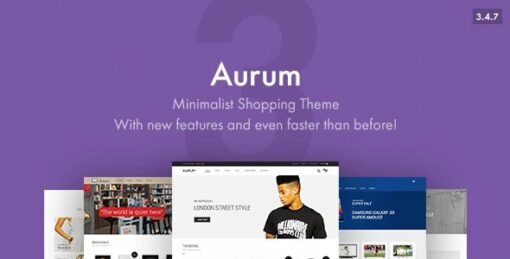 Aurum – Minimalist Shopping Theme 3.29