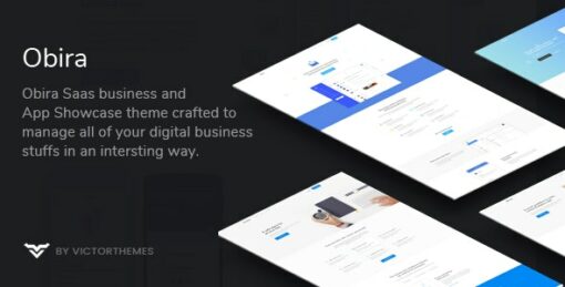 Obira – SaaS Business & App Showcase WordPress Theme 1.9.4