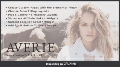 Averie – A Blog & Shop Theme 2.5.0