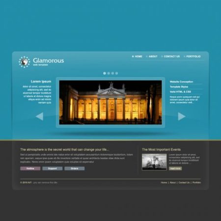 Glamorous WordPress Theme 1.4