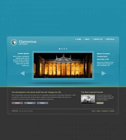 Glamorous WordPress Theme 1.4